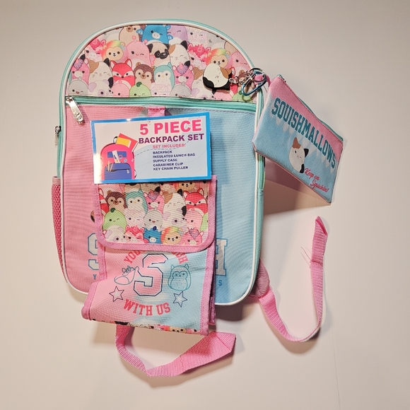 Bioworld Squishmallows 5 Piece Backpack Set - Picture 12 of 13